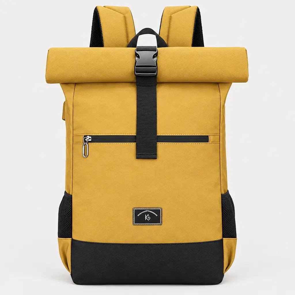 Sac ordinateur unisexe avec port USB - jaune - 1 produit