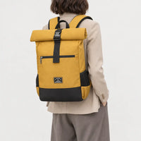 Sac ordinateur unisexe avec port USB - jaune - 2 porte-arriere