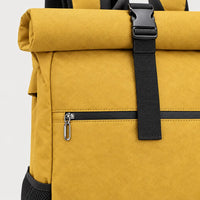 Sac ordinateur unisexe avec port USB - jaune - 4 macro