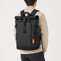Sac ordinateur homme imperméable - noir - 2 porte-arriere