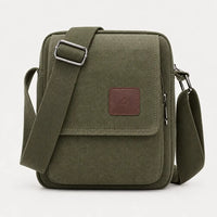 Sac bandoulière homme en toile - vert armee - 1 produit